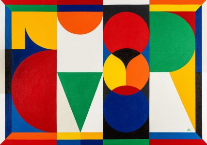 REMED, Amor, Amour, 2024, acrylique sur toile, 89 x 127 cm